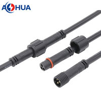 AOHUA Mini 20 22 24AWG fil M10 2 3 4 broches sur connecteur de câble mâle et femelle moulé
