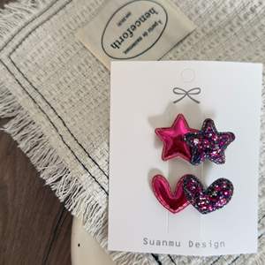 2025 diseño de moda <span class=keywords><strong>Little</strong></span> Baby Girls <span class=keywords><strong>Star</strong></span> con corazón Clip niño niños brillantes accesorios para el cabello A40 - Product Image 3