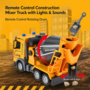 Ensemble de voitures télécommandées <span class=keywords><strong>RC</strong></span> haute vitesse, jouets électroniques de simulation d'ingénierie pour enfants, camions de construction en gros - Product Image 2