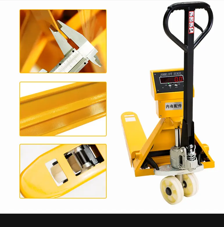 wholesale scale pallet jack 5 ton pallet truck for cargo transport