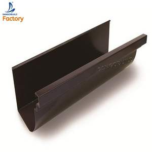 Gouttière en aluminium brun, gouttière en aluminium pour toit, pour l'eau de pluie - Product Image 2