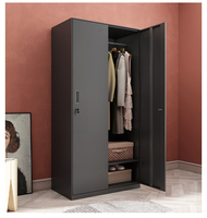 Armoire à 8 portes en métal avec 2 compartiments
