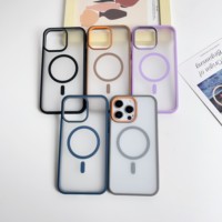 Étui de téléphone magnétique de haute qualité pour iPhone16 Pro Max étui rigide antichoc mat couvercle de dissipation thermique