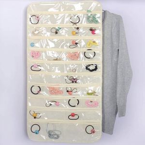 Double Sided Fabric Hanging Closet Organizer Multi-Pockets <b>Foldable</b> for Efficient Underwear Jewelry Storage <b>Wardrobe</b> Living Room - Product Image 6