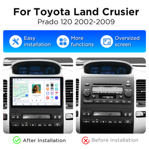 Radio para Auto Junsun con Android Carplay para Toyota Land Cruiser Prado 120 Lexus GX470 2004-2009, Reproductor Multimedia con Navegación GPS - Product Image 2