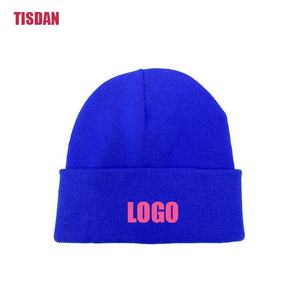 <span class=keywords><strong>Bonnet</strong></span> en tricot côtelé de couleur unie avec logo personnalisé, couleurs chaudes pour l'hiver à la mode, <span class=keywords><strong>bonnet</strong></span> vierge pour femmes - Product Image 3