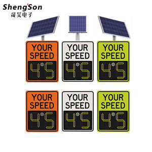 Señales de Tráfico de Advertencia para Exteriores de Aleación de Aluminio Reflectante de Alta Intensidad LED Solares para la Seguridad Vial - Product Image 2