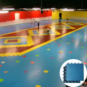प्लास्टिक फर्श इंटरलॉकिंग टाइल रोलर स्केटिंग रिंक के लिए फर्श आउटडोर