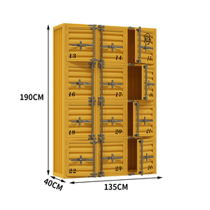 خزانة معدنية صناعية من الدرجة التجارية قفل قوي من الفولاذ المقاوم للصدأ موظف في المركز التجاري للاستخدام في صالة الألعاب الرياضية - Product Image 2