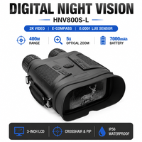 Jumelles de vision nocturne d'extérieur HNV800S-L, vidéo 2K, infrarouge 3W 850nm, appareil de vision nocturne 7000mAh pour l'observation des animaux sauvages
