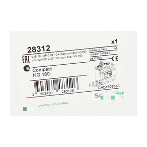 Module électrique 28312 de fuite à la terre Compact Vigi NG160 Nouveau NFP - Product Image 2