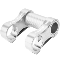 FMFXTRA Stem sepeda lipat Ultra ringan, Stem sepeda lipat, Stem Riser ganda, paduan aluminium, Ultra ringan, 25.4mm, suku cadang LP