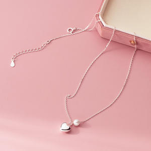 Collar de Perlas Cuadradas S925 de Plata, Estilo Fresco y Dulce, Diseño de Nicho, Personalizado y Simple, Y01894 - Product Image 4