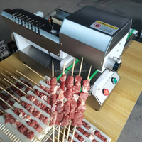 Machine industrielle automatique pour brochettes de kebab |   Machine à brochettes de viande en acier inoxydable de qualité commerciale