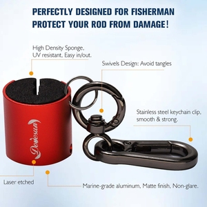 Support de canne à pêche souple en alliage d'aluminium Dovesun <span class=keywords><strong>pour</strong></span> accessoires de pêche à la mouche - Utilisation extérieure, vente en gros - Product Image 3