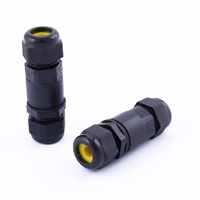 Conector de Cable LED Impermeable de 2, 3 y 4 Pines con Certificación CE, RoHS y VDE, Contactos de Latón, Carcasa de Nailon, Clasificación IP68, Fácil Conexión