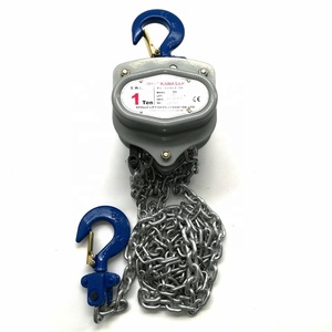 Palans à chaîne manuels de haute qualité, 1 tonne, à commande manuelle, robustes, certifiés CE, en acier, pour travaux de construction - Product Image 4