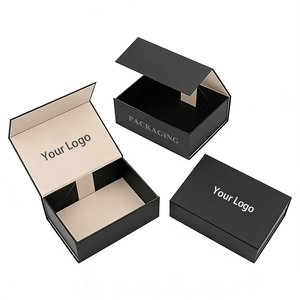 Custom Size Recyclable Corrugated Cardboard Rigid Packaging Boxes Luxury Folding <b>Magnetic</b> Gift <b>Box</b> - Product Image 1