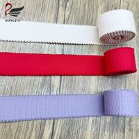 Vente en gros d'usine, bande élastique pour soutien-gorge en polyamide de 25 mm, double dentelle, antidérapante, sangle élastique picot pour soutien-gorge
