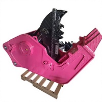 Pince de démolition hydraulique robuste SLN à moteur, de type oscillant, pour excavatrice 5-6t, pour la démolition de bâtiments