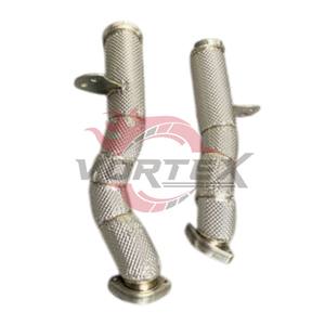 Tubo de Escape de Alto Rendimiento Vortex con Protector Térmico Recto para Mercedes-Benz C43 E43 GLC43, Lado Izquierdo - Product Image 4