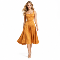 Robe plissée lourde sans manches pour femme, col carré, jacquard texturé, plissée, coupe trapèze, pour cocktail, style Miyake