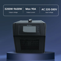 Chargeur intelligent à double canal B9690, chargeur d'équilibrage intelligent 3200W 90A, chargeur rapide pour batterie de drone de pulvérisation de protection des plantes