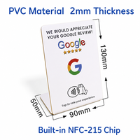 Carte NFC passive en lecture/écriture, personnalisable pour l'e-commerce transfrontalier, avec fonction de rappel de commentaires et de retour d'information instantané