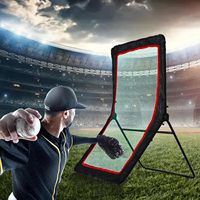 Filet d'entraînement de baseball Filet cible Cricket Lacrosse Rebounder Net pour l'entraînement