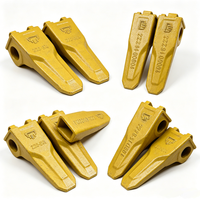 Diente de Ripper Shantui 222-84-00004 para Motoniveladora SG21-G/SG18-G/SG24-G, Forjado y Tratado Térmicamente, Acero Aleado 31Si2CrMoB Resistente al Desgaste