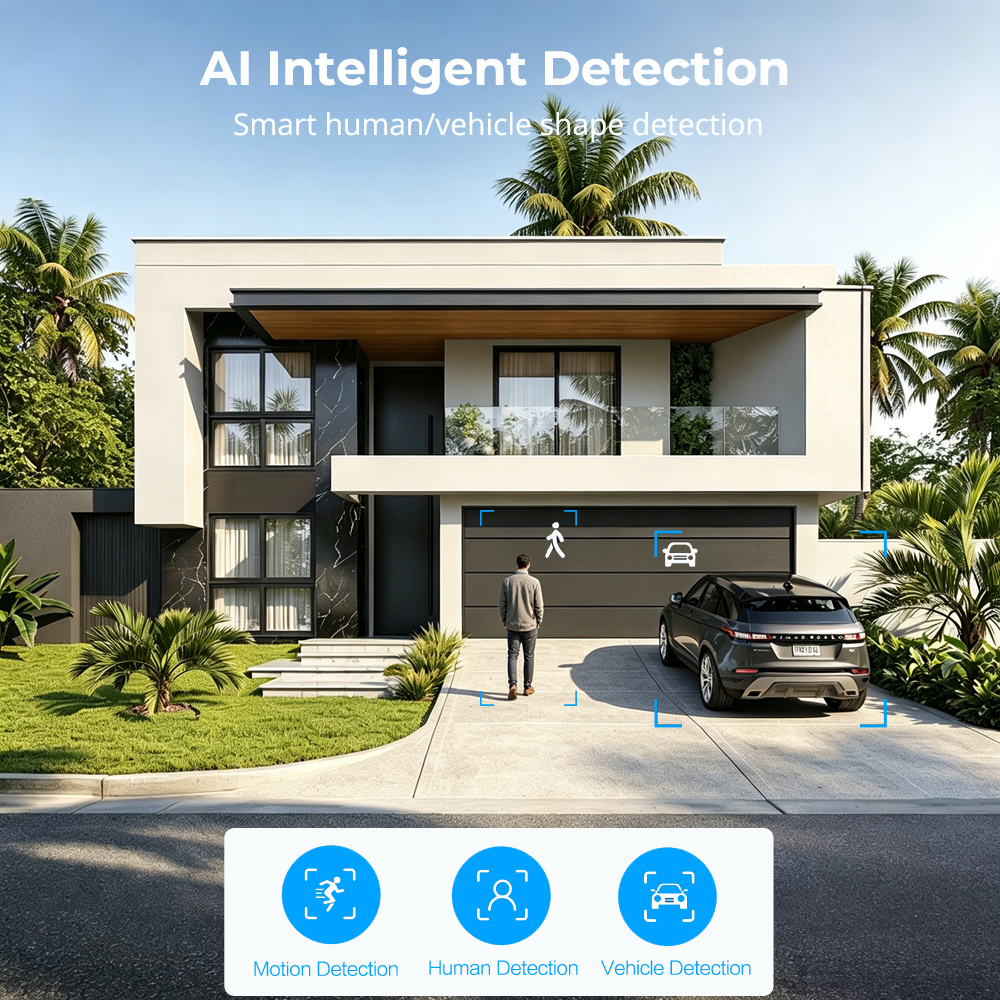 Indoor Day/Night IR Dome Camera 4MP/5MP/8MP 4K HD CMOS IP Camera PoE One-Way Audio Full Color Motion Detection Home Security · image 4