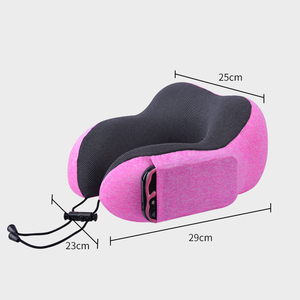 Beezin Mousse à Mémoire Cervicale Orthopédique Cou Reposé Soulagement Voiture <span class=keywords><strong>Voyage</strong></span> Soutien Massage <span class=keywords><strong>Coussin</strong></span> Réglable Portable Cou Oreiller - Product Image 5