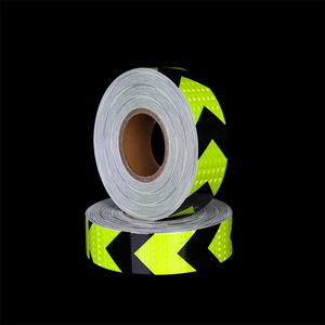 Lianxing Hoja reflectante autoadhesiva PVC Micro vinilo prismático cinta de advertencia pegatina para camión - Product Image 3