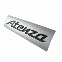 Logotipo personalizado de metal Placa de identificación Logotipo en relieve de aluminio para etiquetas de embalaje