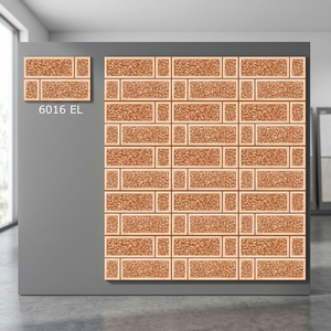 Azulejo de pared de cerámica digital brillante para exteriores OEM 10x15, azulejo de pared autoadhesivo de diseño de calidad premium de 250x375 mm - Product Image 2