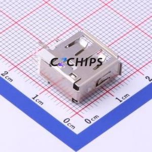 USB AF-13.7 USB Connector Through hole Component (THT) Connector Type-A USB 2.0 Female Side Insert - Product Image 2