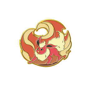 Broches de aleación de pintura Cloisonne de alta calidad de 3cm de diseño 9 para los fanáticos de Monster Eevee Jolteon <span class=keywords><strong>Vaporeon</strong></span> Flareon - Product Image 4