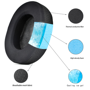 อะไหล่แผ่นรองหูเข้ากันได้กับ <span class=keywords><strong>Steelseries</strong></span> <span class=keywords><strong>arctis</strong></span> 1 3 <span class=keywords><strong>5</strong></span> 7X 9X/9 <span class=keywords><strong>Pro</strong></span> - Product Image 2