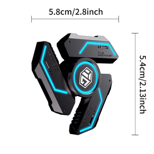 Kim loại Thần Tài <span class=keywords><strong>Spinner</strong></span> phát sáng trong bóng tối yên tĩnh vòng bi căng thẳng cứu trợ đồ chơi cho tự kỷ ADHD trẻ em người lớn mát mẻ quà tặng cho sự lo lắng cứu trợ - Product Image 5