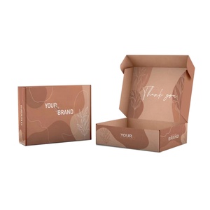 Boîte d'expédition de luxe de haute qualité recommandée, boîte cadeau en papier ondulé imprimé exquis - Product Image 1