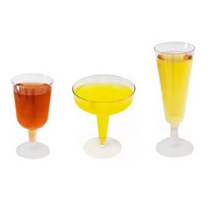 Copas de Vino Desechables de Plástico Transparente al por Mayor (150 ml-200 ml) para Servicio en Hoteles, Restaurantes, Bares y Eventos/Fiestas de Boda - Product Image 3