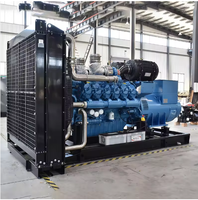 Groupe électrogène diesel haute puissance pour centre de données 1125KVA/1250KVA/1375KVA, garantie 1 an, triphasé 1800 tr/min 220V avec ATS