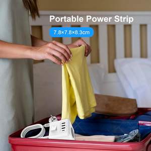 Prolunga Elettrica Antela Type-C a 3 Porte con 3 Porte USB-A, 1,5m, Bianca in ABS per Uso Domestico/Ufficio - Product Image 5