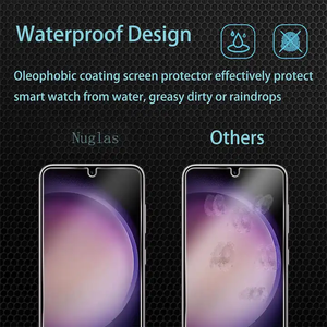 NUEVO Protector de Pantalla de Vidrio Templado de 0.18mm para <span class=keywords><strong>Samsung</strong></span> S25 Ultra con Desbloqueo por Huella Dactilar y Adhesivo Completo para SAM S24 S23 <span class=keywords><strong>S22</strong></span> Plus - Product Image 2