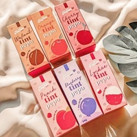 Boîtes en papier enduit écologiques personnalisées pour l'emballage de gloss à lèvres, emballage cosmétique, taille et couleur personnalisées, esthétique, vente en gros