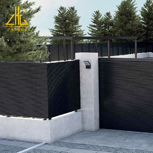 Clôture de jardin en aluminium écologique moderne ZHONGLIAN, <span class=keywords><strong>pour</strong></span> maisons, clôture en aluminium à lames <span class=keywords><strong>verticales</strong></span>, clôture en aluminium à lattes - Product Image 2
