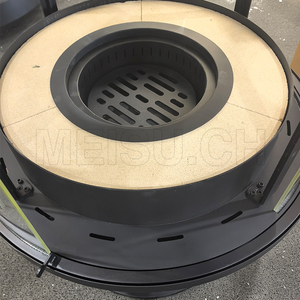Chimenea Colgante de Acero MEISU.CH, Personalizada, de Lujo, con Leña, para Techo, para Villas, Hoteles y Restaurantes - Product Image 3