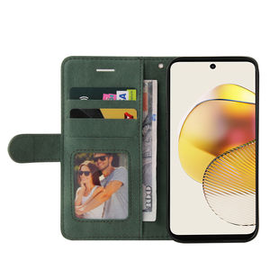 Lederen Flip Portemonnee Telefoonhoes Voor Moto G84 G54 G14 G32 G73 G13 G23 G53 <span class=keywords><strong>Holster</strong></span> Hoes - Product Image 2