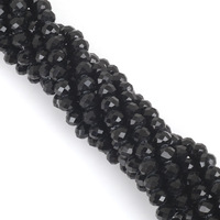 Venta al por Mayor 65 Piezas/Bolsa de Cuentas de Cristal Bicónicas Facetadas Redondas de Vidrio Transparente Brillante de 8 mm para Fabricación de Joyería y Collares a Granel