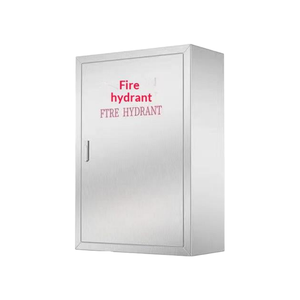 Armario contra incendios de acero inoxidable, caja vacía, 650x450x220mm, montado en la pared, armario de almacenamiento de equipos contra incendios para interiores y exteriores - Product Image 2
